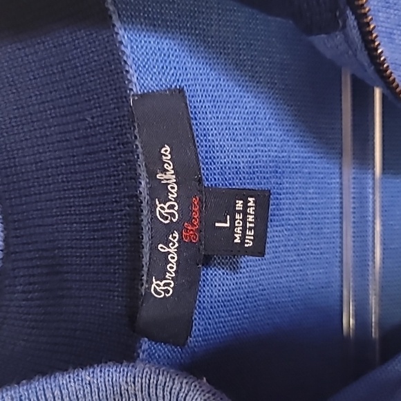 Brooks Brothers Pull Over Vest Blue Large - Picture 2 of 4